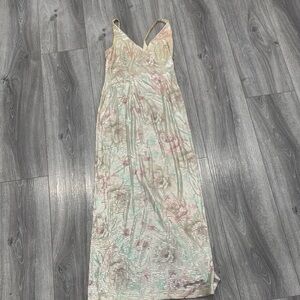 Elegant Floral Maxi Dress